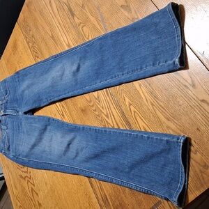 7 FOR ALL MANKIND Jeans Womens 26 Blue STRAIGHT LEGS ?? Preowned Used